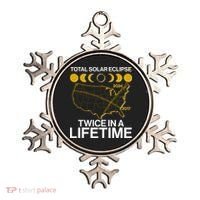Total Solar Eclipse Twice In A Lifetime 2017 2024 Ornament thumb 0