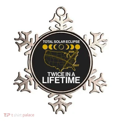 Total Solar Eclipse Twice In A Lifetime 2017 2024 Ornament