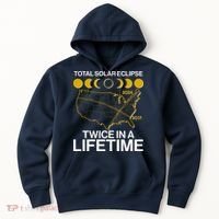 Total Solar Eclipse Twice In A Lifetime 2017 2024 Hoodie thumb 0