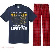 Total Solar Eclipse Twice In A Lifetime 2017 2024 Pajama Set thumb 0