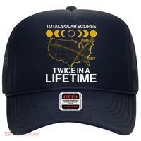 Total Solar Eclipse Twice In A Lifetime 2017 2024 Hat thumb 0
