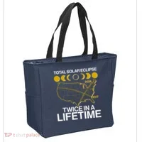 Total Solar Eclipse Twice In A Lifetime 2017 2024 Tote Bag thumb 2