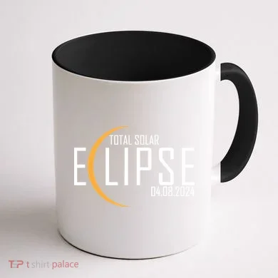Total Solar Eclipse 2024 Coffee Mug back