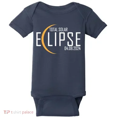Total Solar Eclipse 2024 Baby Bodysuit