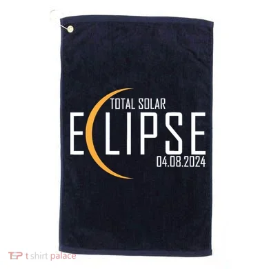 Total Solar Eclipse 2024 Golf Towel
