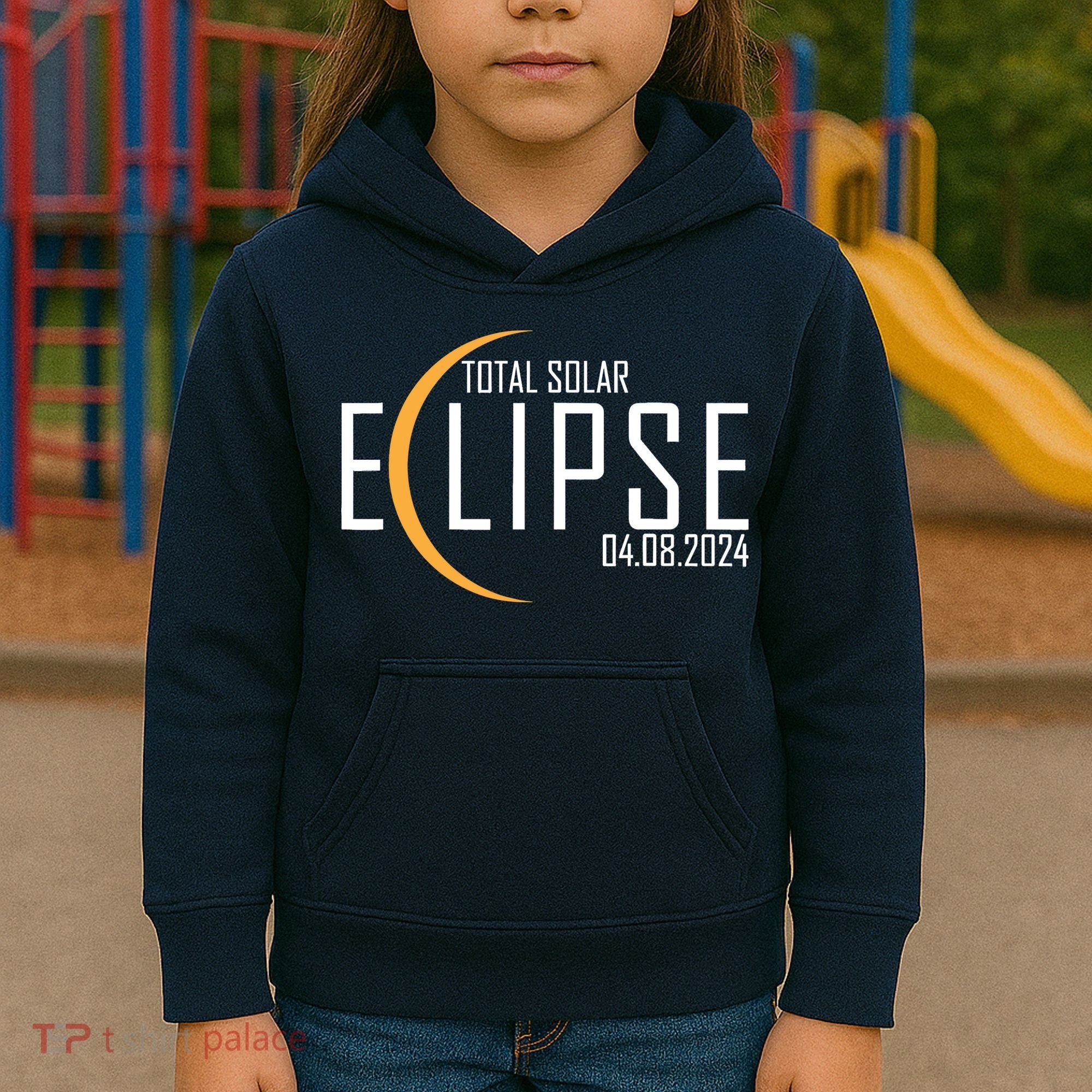 Total Solar Eclipse 2024 Kids Hoodie