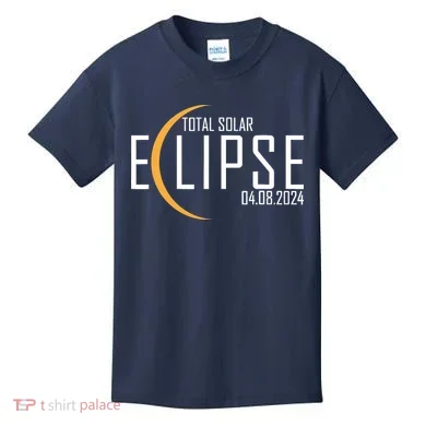 Total Solar Eclipse 2024 Kids T-Shirt