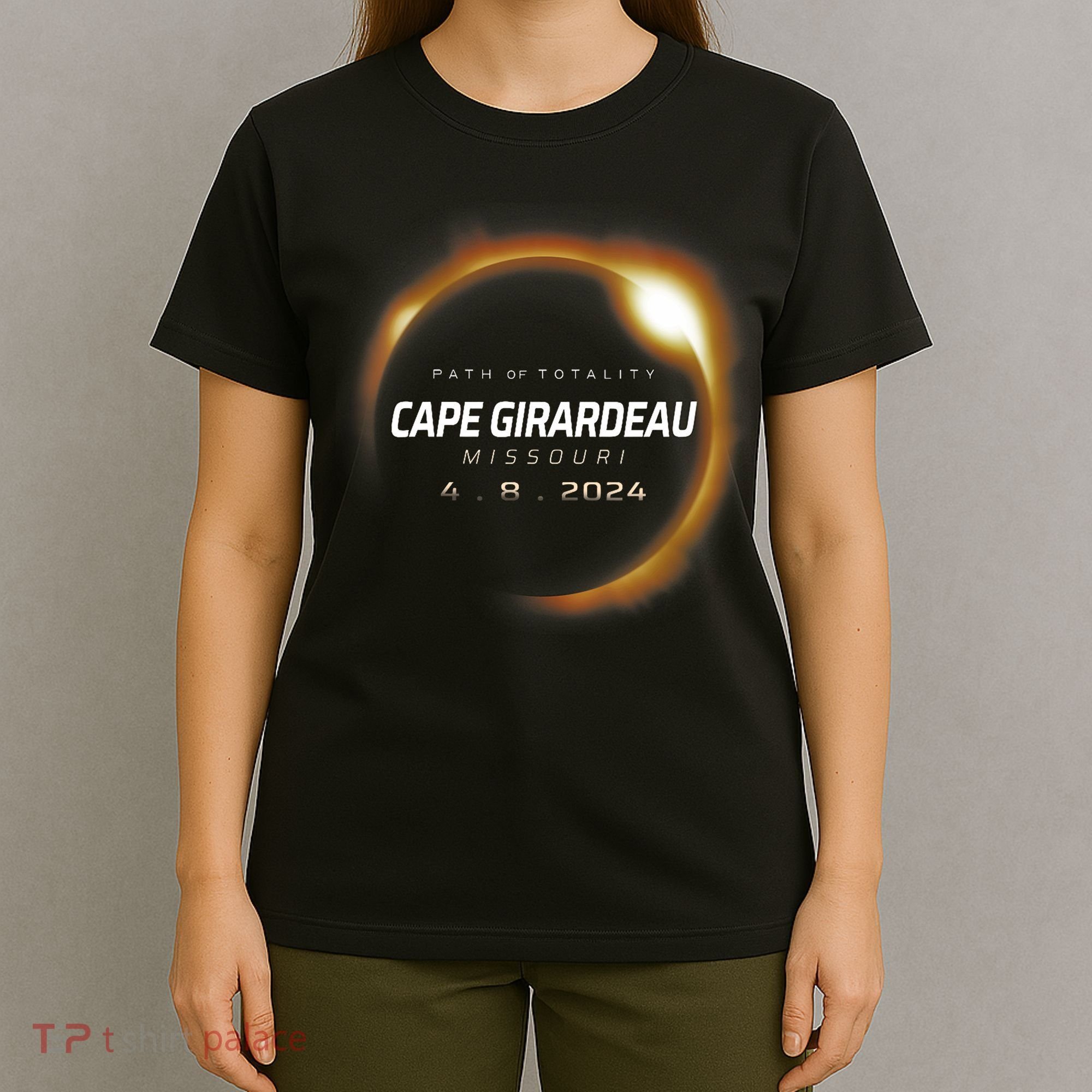 Total Solar Eclipse 2024 Cape Girardeau Missouri April 2024 T-Shirt