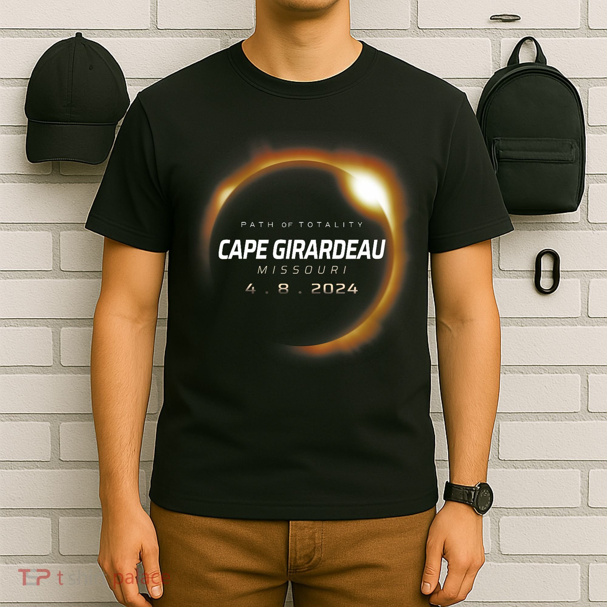Total Solar Eclipse 2024 Cape Girardeau Missouri April 2024 T-Shirt