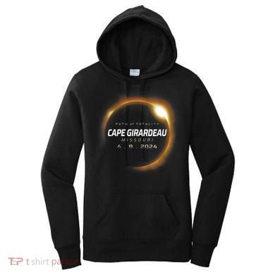 Total Solar Eclipse 2024 Cape Girardeau Missouri April 2024 Women's Hoodie