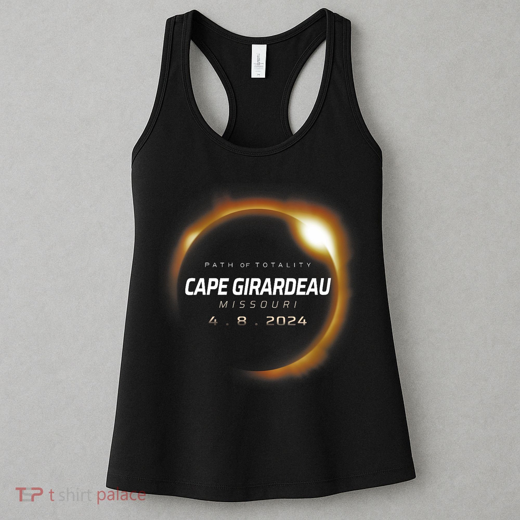Total Solar Eclipse 2024 Cape Girardeau Missouri April 2024 Women's Tank Top