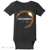 Total Solar Eclipse 2024 Cape Girardeau Missouri April 2024 Baby Bodysuit thumb 0