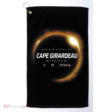 Total Solar Eclipse 2024 Cape Girardeau Missouri April 2024 Golf Towel