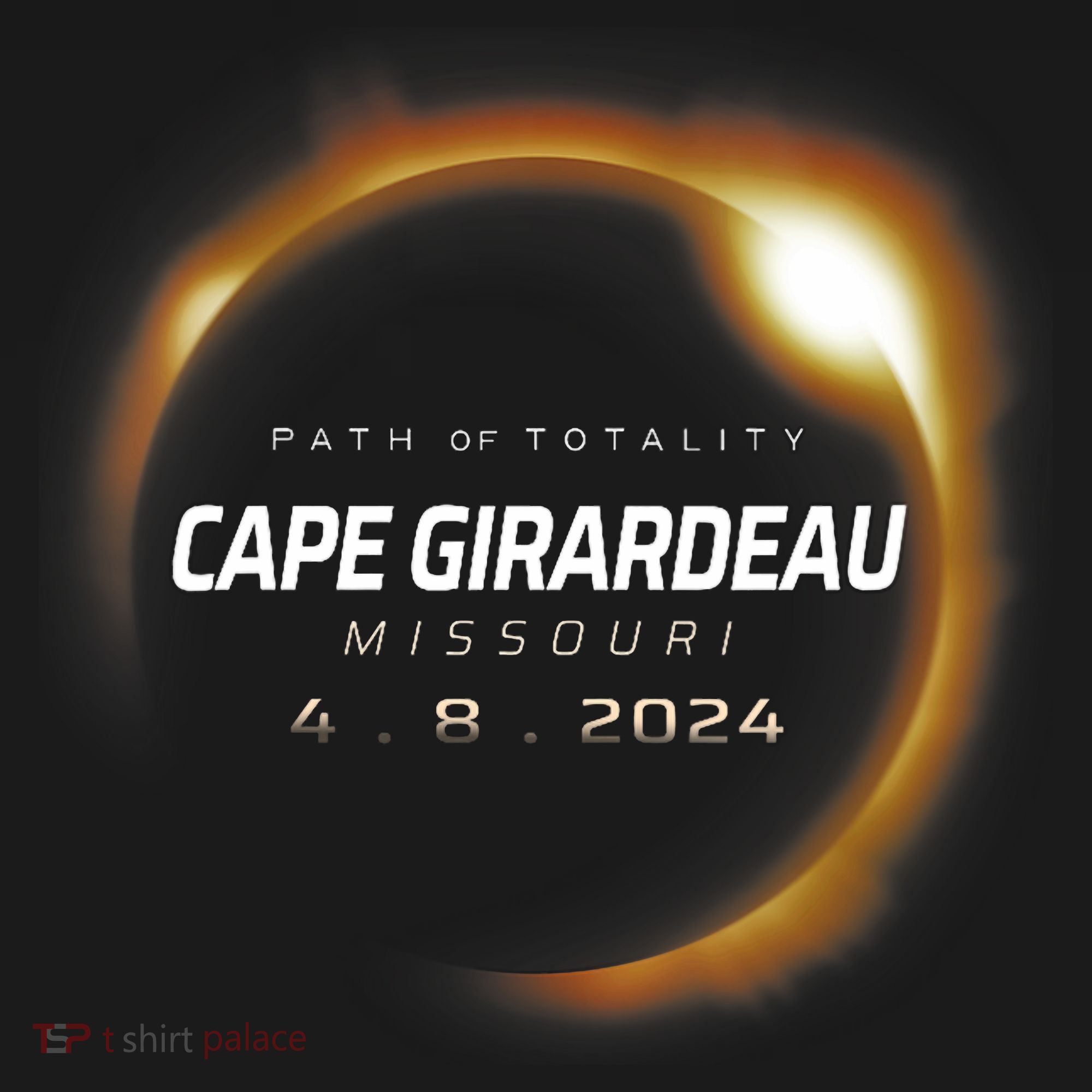 Total Solar Eclipse 2024 Cape Girardeau Missouri April 2024 Kids Sweatshirt