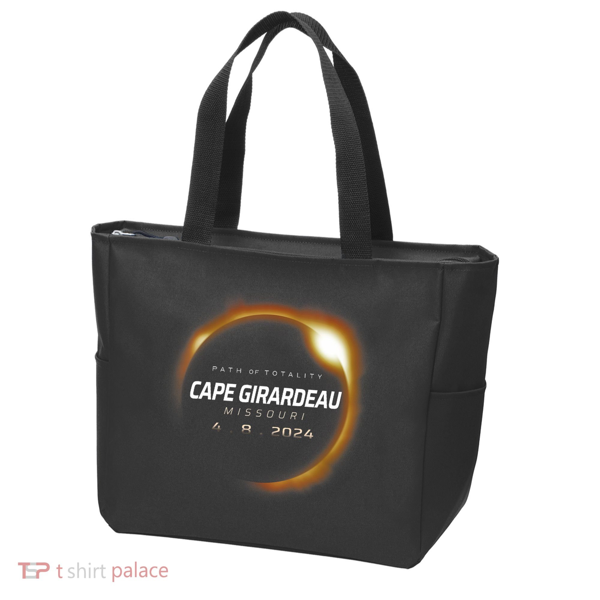 Total Solar Eclipse 2024 Cape Girardeau Missouri April 2024 Tote Bag