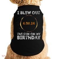 Total Solar Eclipse 4.08.24 Birthday Funny Quote Totality Doggie Tank thumb 0