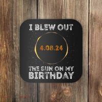 Total Solar Eclipse 4.08.24 Birthday Funny Quote Totality Coaster thumb 0