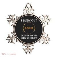 Total Solar Eclipse 4.08.24 Birthday Funny Quote Totality Ornament thumb 0