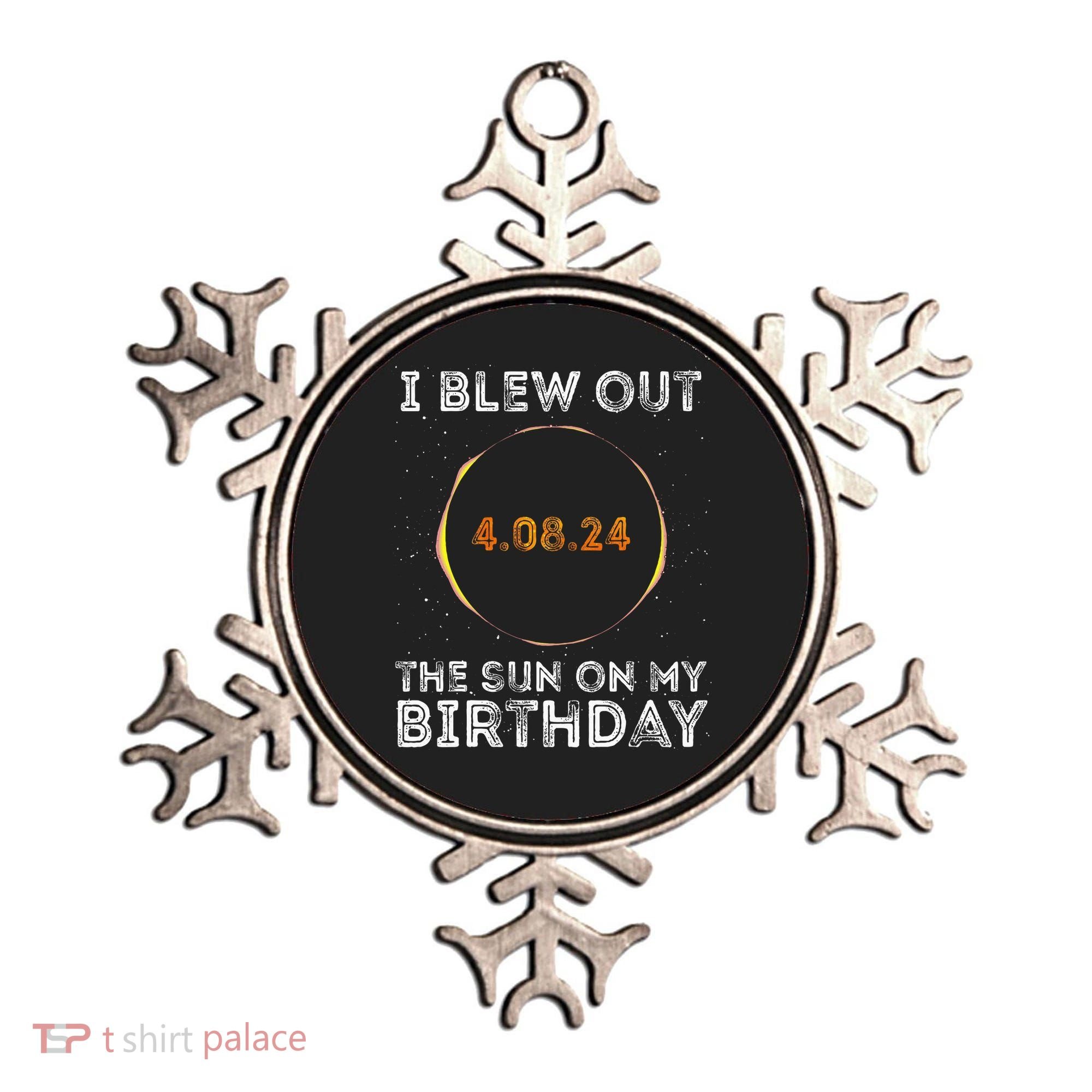 Total Solar Eclipse 4.08.24 Birthday Funny Quote Totality Ornament
