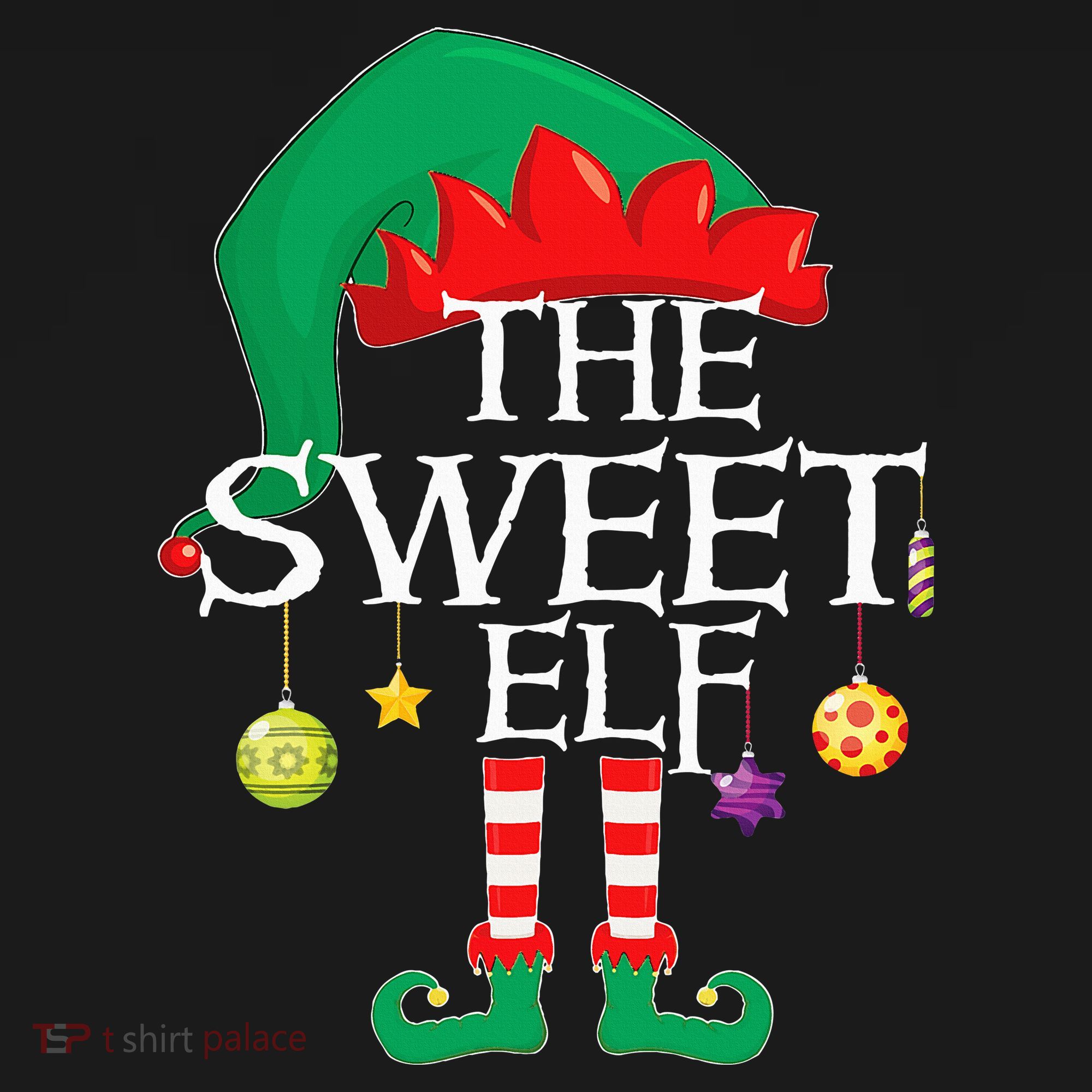 The Sweet Elf Squad Christmas Matching Family Xmas Women's Hoodie