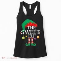 The Sweet Elf Squad Christmas Matching Family Xmas Women's Tank Top thumb 0