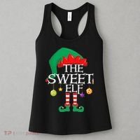 The Sweet Elf Squad Christmas Matching Family Xmas Women's Tank Top thumb 3