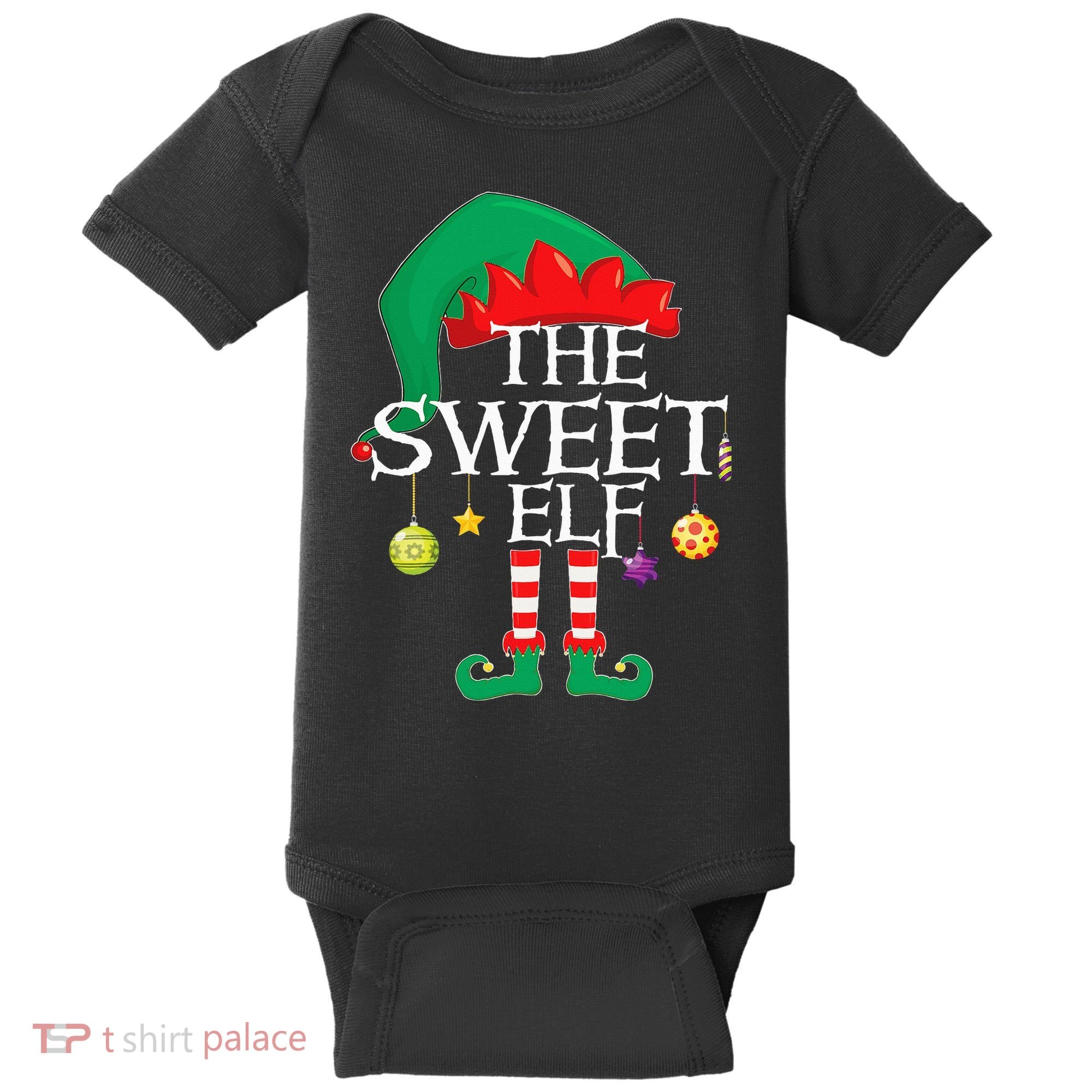 The Sweet Elf Squad Christmas Matching Family Xmas Baby Bodysuit