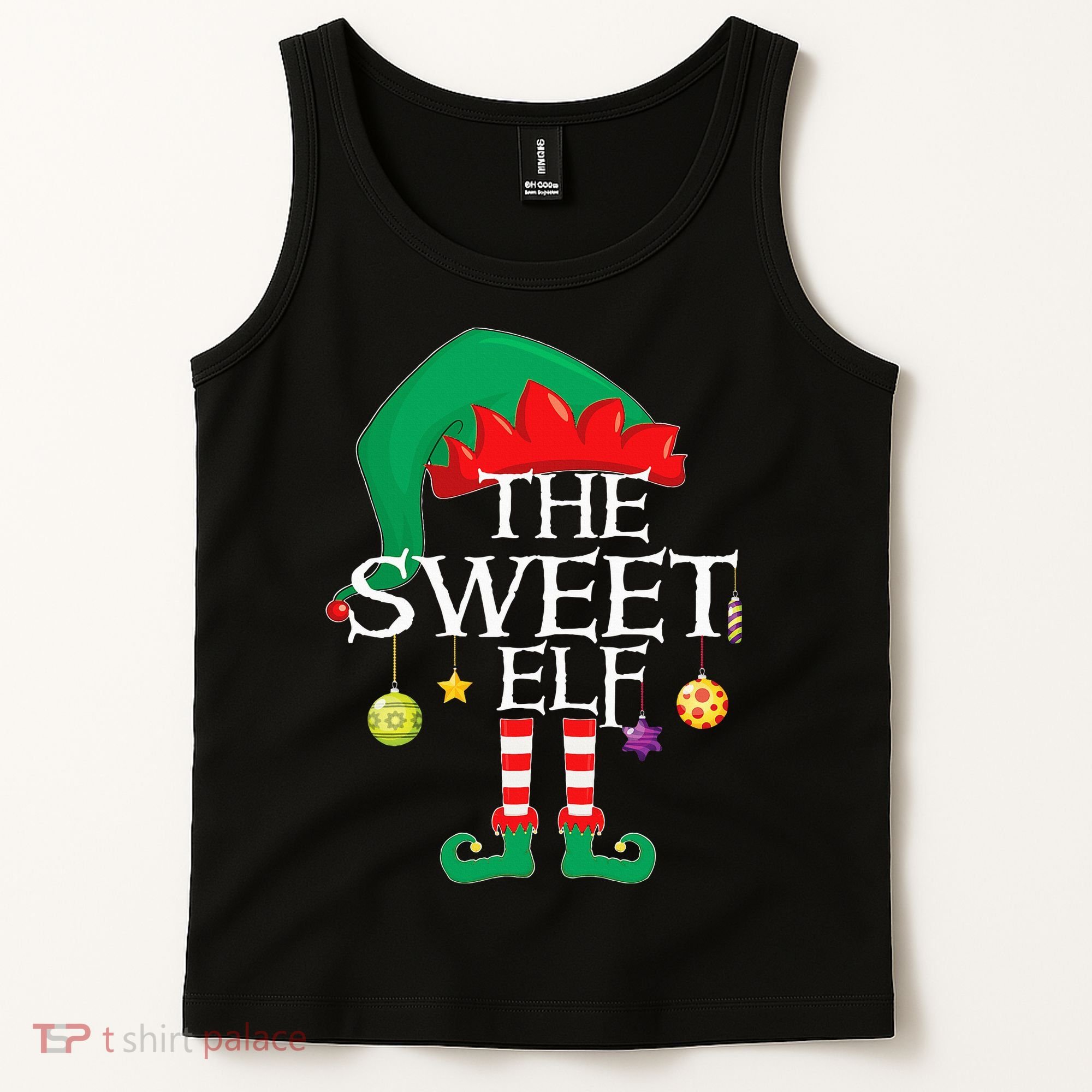 The Sweet Elf Squad Christmas Matching Family Xmas Tank Top