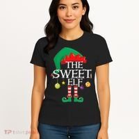 The Sweet Elf Squad Christmas Matching Family Xmas Women's T-Shirt thumb 4