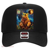 Total Solar Eclipse Grizzly Bear Hat thumb 0