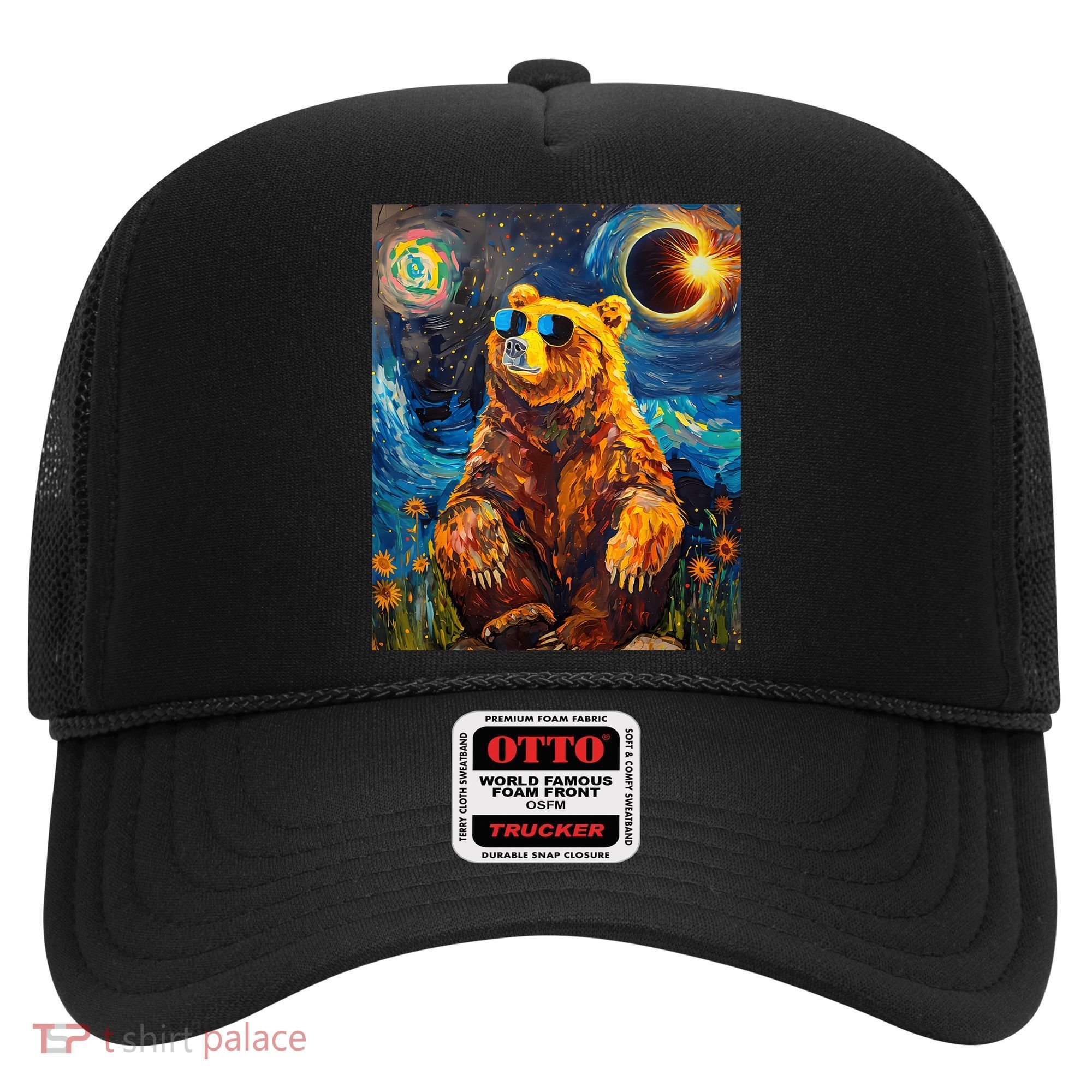 Total Solar Eclipse Grizzly Bear Hat