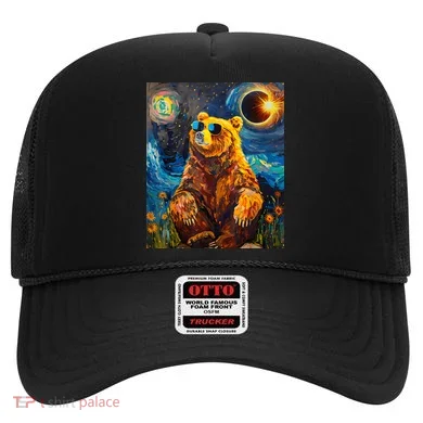 Total Solar Eclipse Grizzly Bear Hat
