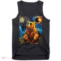 Total Solar Eclipse Grizzly Bear Tank Top thumb 0