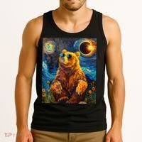 Total Solar Eclipse Grizzly Bear Tank Top thumb 3