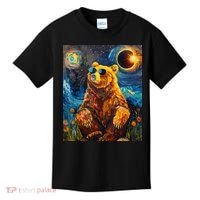 Total Solar Eclipse Grizzly Bear Kids T-Shirt thumb 0
