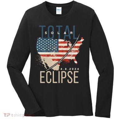 Total Solar Eclipse Women's Long Sleeve Shirt