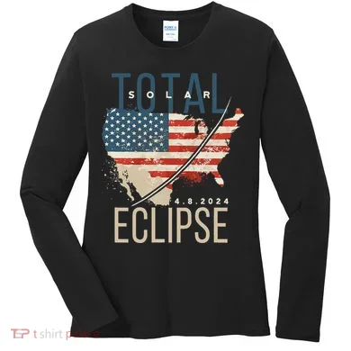 Total Solar Eclipse Women's Long Sleeve Shirt