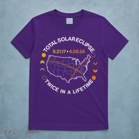 Total Solar Eclipse Twice In A Lifetime Aug 21 2017 April 08 2024 T-Shirt thumb 5