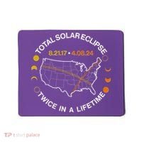 Total Solar Eclipse Twice In A Lifetime Aug 21 2017 April 08 2024 Mousepad thumb 0