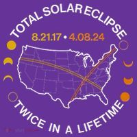 Total Solar Eclipse Twice In A Lifetime Aug 21 2017 April 08 2024 Mousepad thumb 1