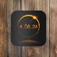 Total Solar Eclipse April 8 2024 Coaster thumb 0