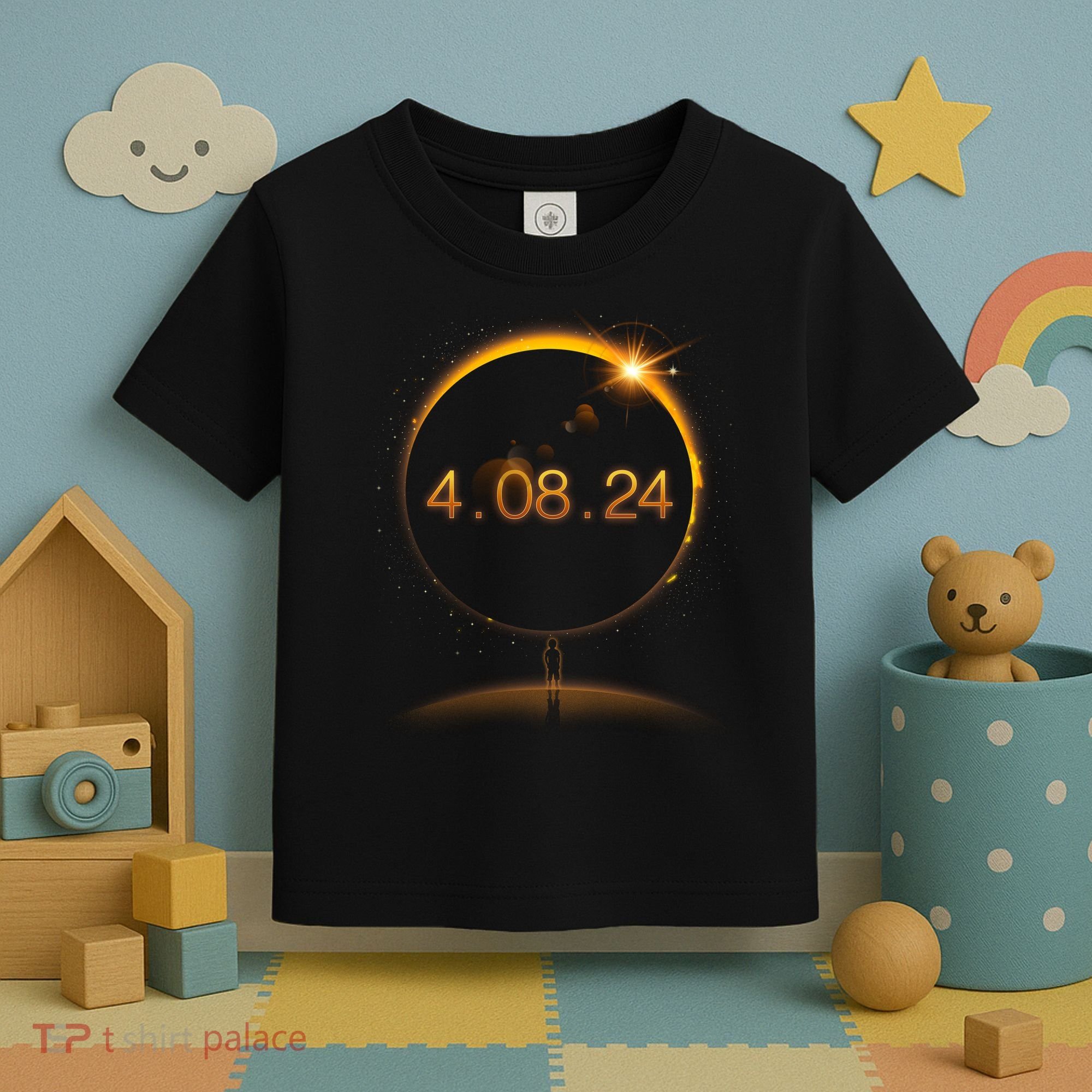 Total Solar Eclipse April 8 2024 Toddler T-Shirt