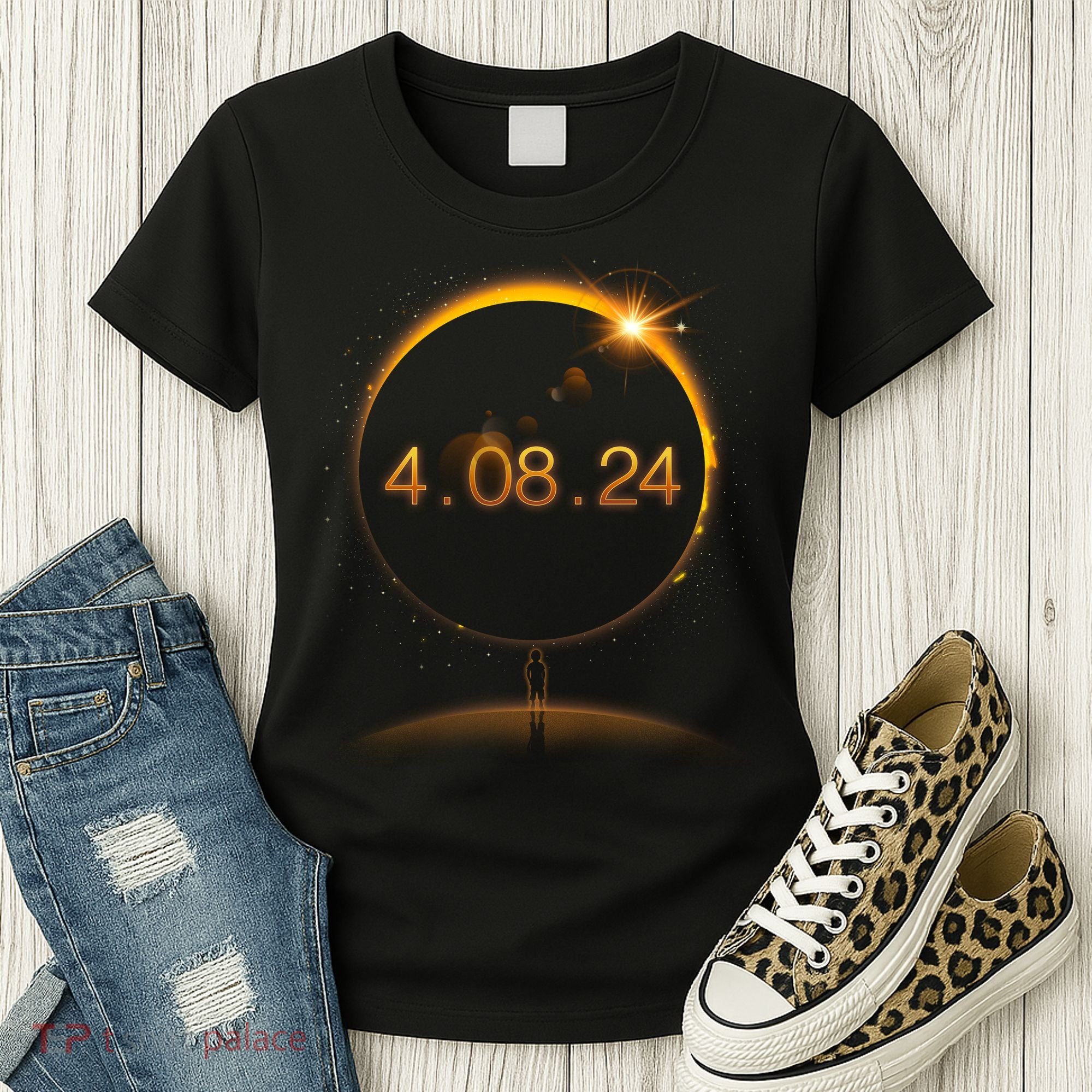 Total Solar Eclipse April 8 2024 Women's T-Shirt