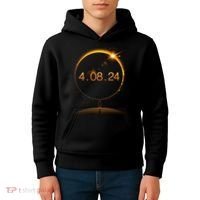 Total Solar Eclipse April 8 2024 Kids Hoodie thumb 4