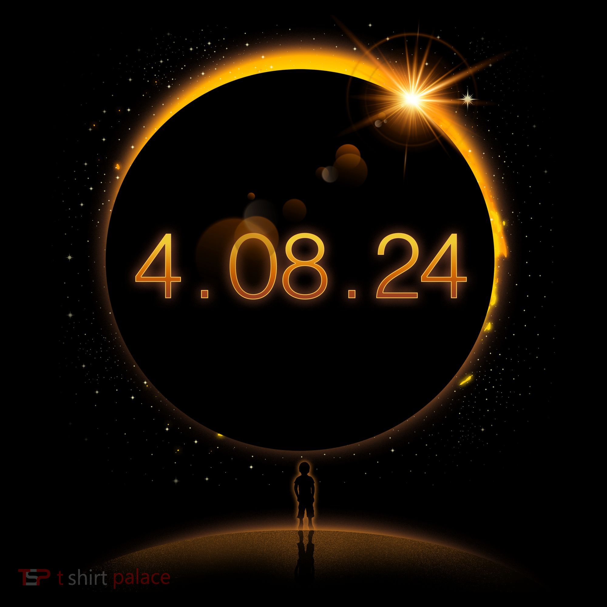 Total Solar Eclipse April 8 2024 Kids Hoodie