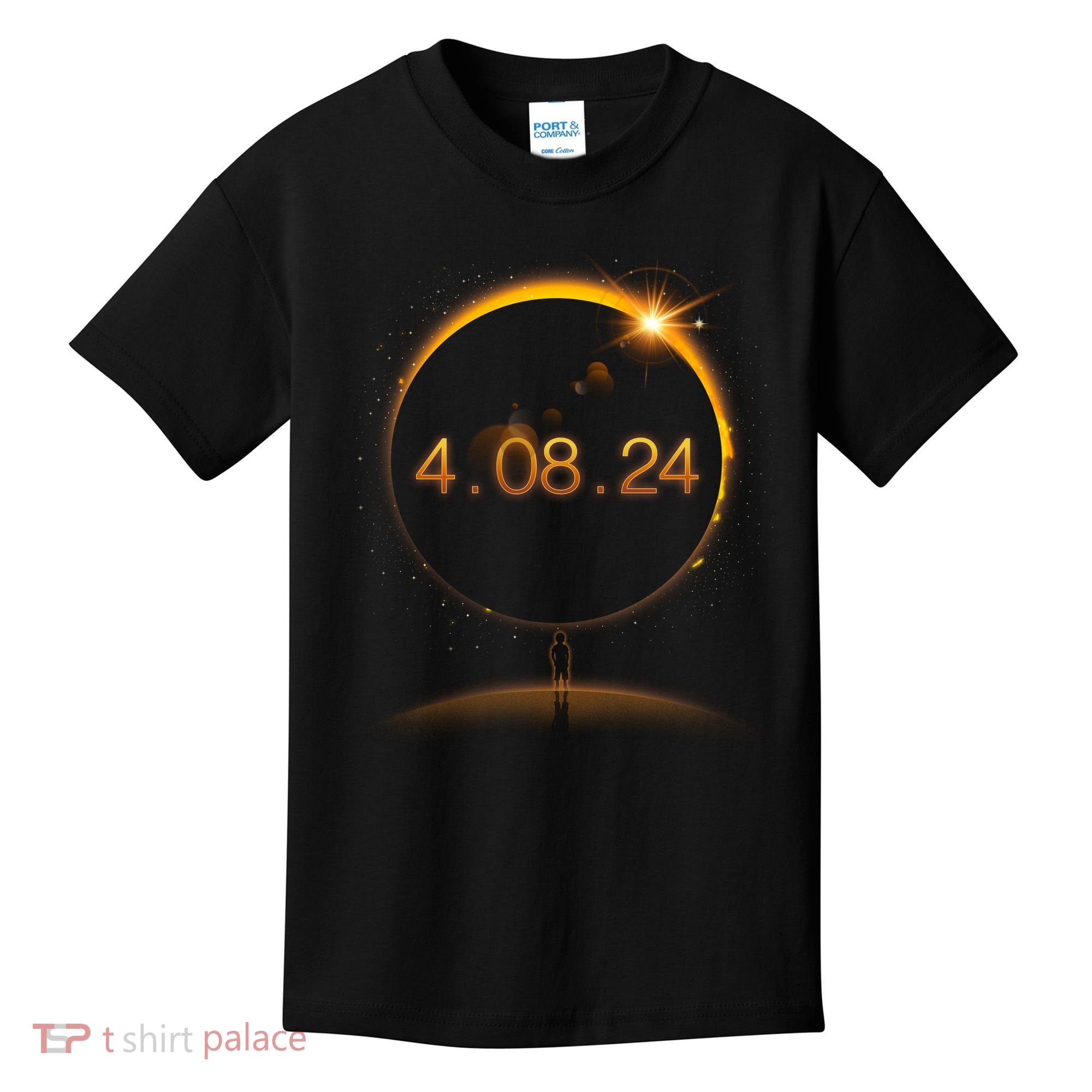 Total Solar Eclipse April 8 2024 Kids T-Shirt