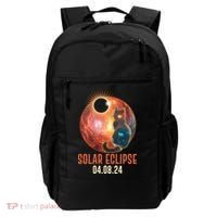 Total Solar Eclipse Galaxy Space Cat Backpack thumb 0
