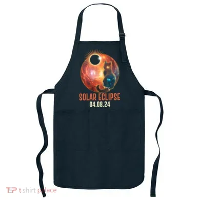 Total Solar Eclipse Galaxy Space Cat Apron