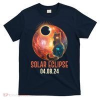 Total Solar Eclipse Galaxy Space Cat T-Shirt thumb 0