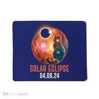 Total Solar Eclipse Galaxy Space Cat Mousepad thumb 0